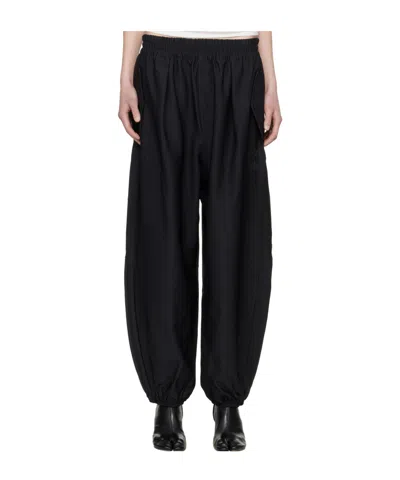 Willy Chavarria X Adidas Originals Collaboration Dress Twill Elastic Waist Track Pants In Black