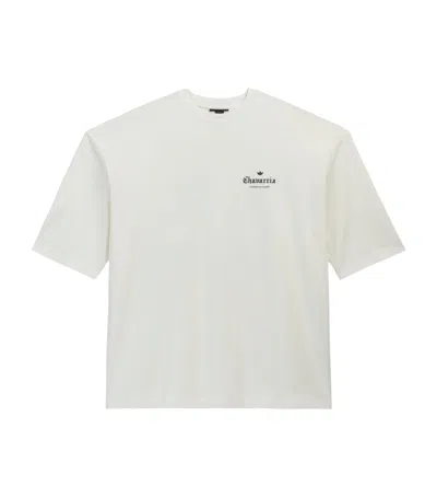 Willy Chavarria X Adidas Originals Cotton Mexico Printed T-shirt In White
