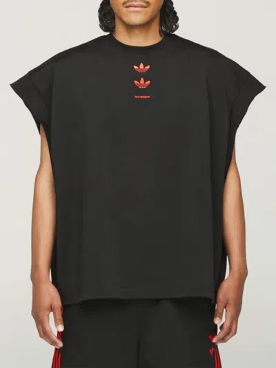 Willy Chavarria X Men's Adidas X Chavarria Jabbar Muscle T-shirt In Black