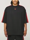 Willy Chavarria X Men's Adidas X Chavarria Short Sleeve T-shirt In Black