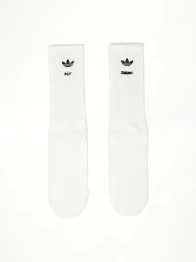 Willy Chavarria X Men's Adidas X Chavarria Socks In White