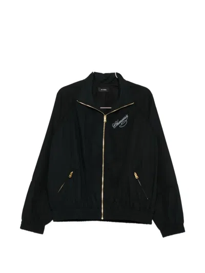 Willy Chavarria Zip-up Track Jacket In Black