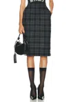 Willy Chavarria Zipped Skirt In Gray