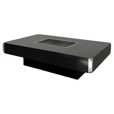 Pre-owned Willy Rizzo “alveo” Coffee Table By  For Mario Sabot, Italy, 1970s In Brown