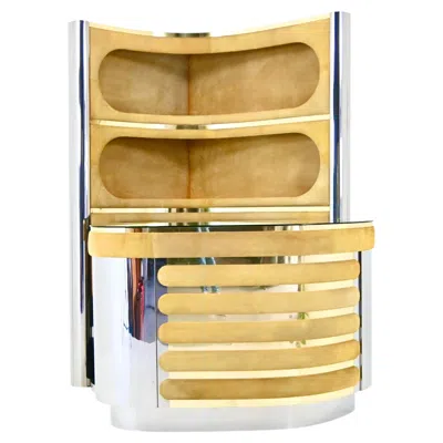 Pre-owned Willy Rizzo Bar Set Attributed To , 1970s In Sand