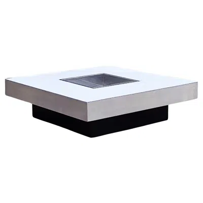 Pre-owned Willy Rizzo Central Bar Coffee Table - 70s - 1970 In Brown