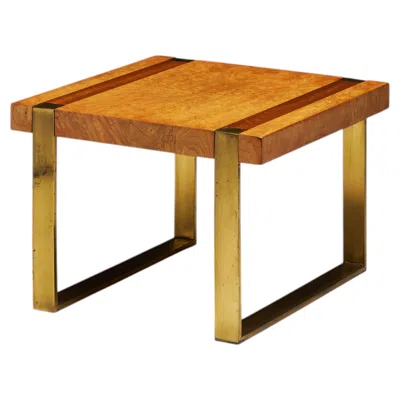 Pre-owned Willy Rizzo Coffee Table In The Manner Of , United States, C. 1970 In Brown