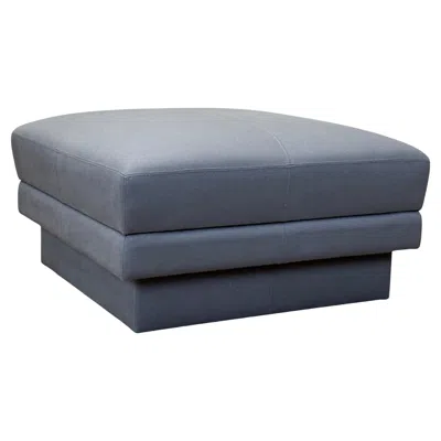 Pre-owned Willy Rizzo Rolling Ottoman In Gray