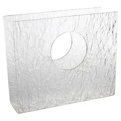 Pre-owned Willy Rizzo Style Ice Effect Lucite Magazine Rack, Circa 1970 In Gray