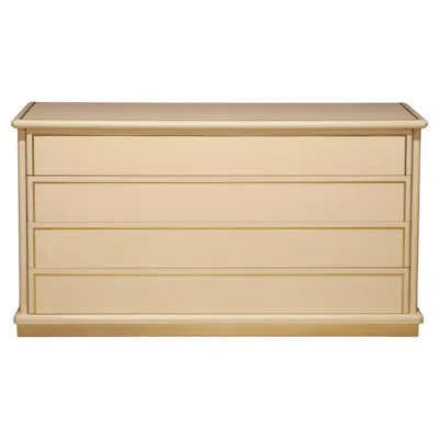 Pre-owned Willy Rizzo Style Mario Sabot Chest Of Drawers, 1970s In Sand