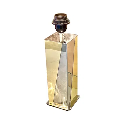 Pre-owned Willy Rizzo Table Lamp By Belgo Chrome  Design , 1970s In Sand