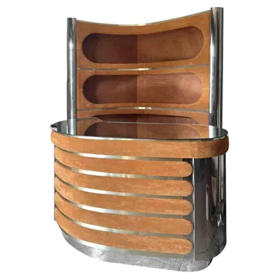 Pre-owned Willy Rizzo Vintage Dry Bar By , Italy, 1970s In Brown