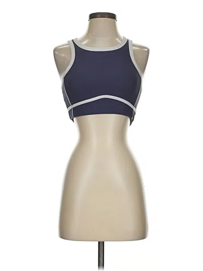 Pre-owned Wilo Active Tank Top In Blue