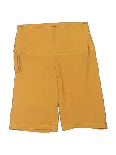 Pre-owned Wilo Athletic Shorts In Yellow