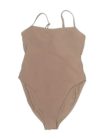 Pre-owned Wilo Bodysuit In Brown