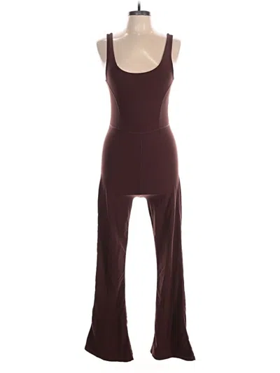 Pre-owned Wilo Jumpsuit In Brown