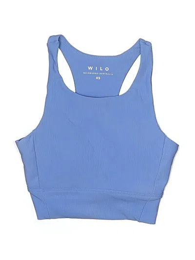 Pre-owned Wilo Sports Bra In Blue