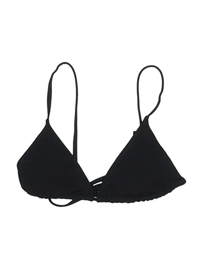 Pre-owned Wilo Swimsuit Top Black Swimwear