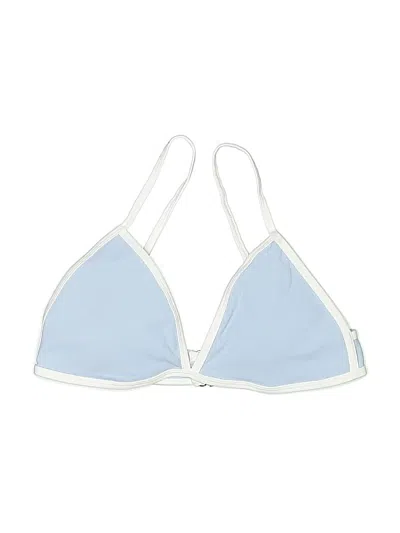 Pre-owned Wilo Swimsuit Top Blue Swimwear