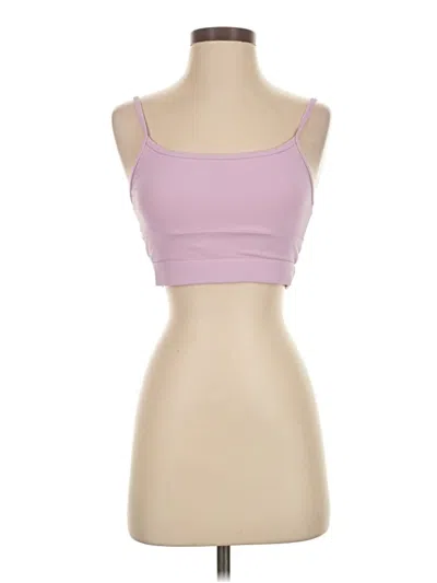 Pre-owned Wilo Tube Top Purple Strapless Neckline Tops