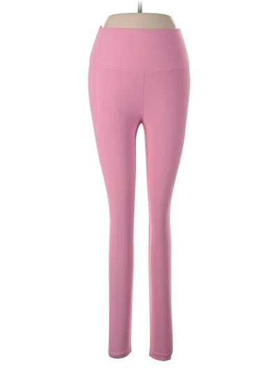 Pre-owned Wilo Yoga Pants In Pink