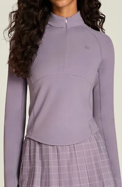 Wilson Advantage Performance Half Zip Top In Purple