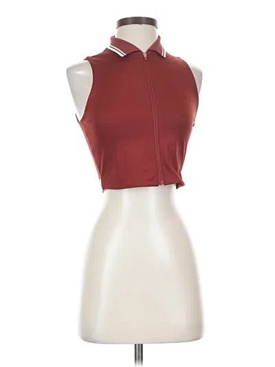 Pre-owned Wilson Cardigan Sweater In Burgundy