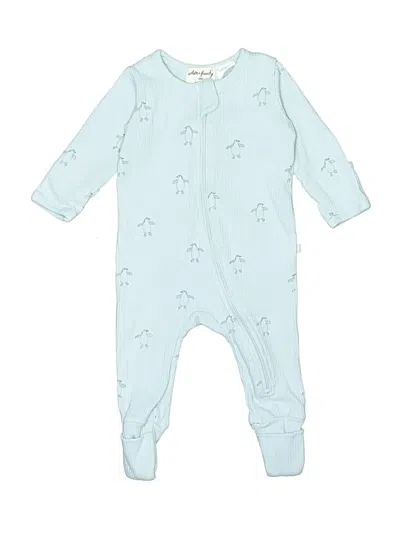 Pre-owned Wilson + Frenchy Babies' Long Sleeve Onesie In Blue