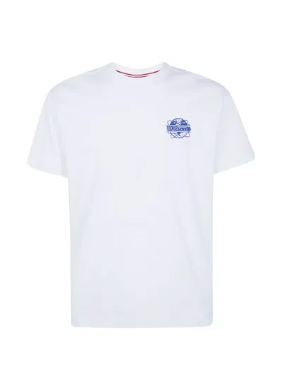 Wilson Graphic-print Cotton T-shirt In White