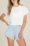 Wilson Harper Cropped T-shirt In White