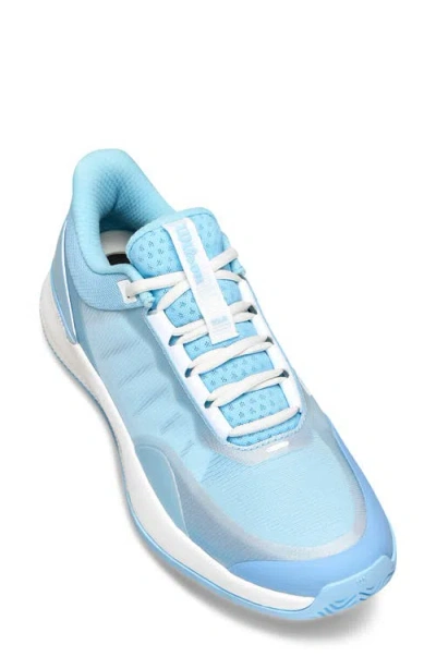 Wilson Intrigue Tour Tennis Sneaker In Airy Blue/white/airy Blue