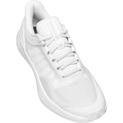 Wilson Intrigue Tour Tennis Sneaker In White/white/silver