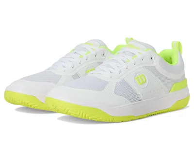 Wilson Pickle Pro Women's Shoes White/white/safety Yellow: 11 D - Wide