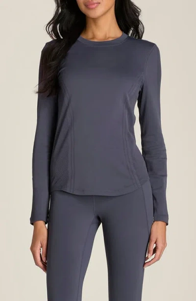 Wilson Pro Seamless Performance Long Sleeve Top In Blue
