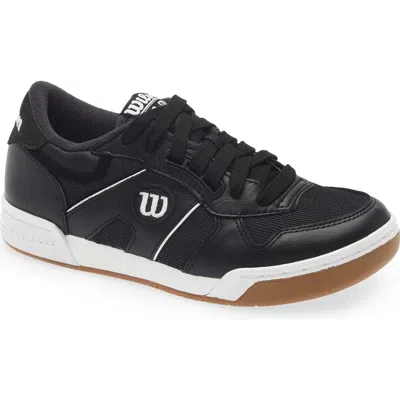 Wilson Pro Staff 87 Mesh Tennis Shoe In Black