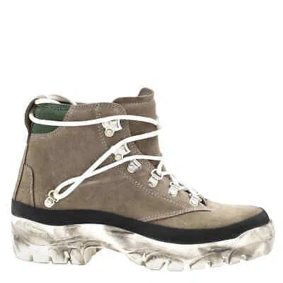 Pre-owned Wilson Reese Cooper Vintage Ash Green Suede  Boots In Multicolor