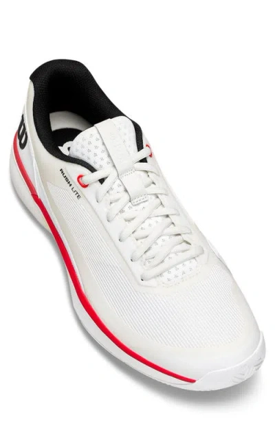 Wilson Rush Lite 5 Tennis Shoe In White