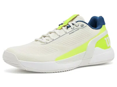 Wilson Rush Pro 5 Men's Cross Training Shoes Snow White/snow White/safety Yellow: 9.5 D - Medium, Textile