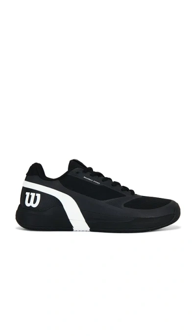 Wilson Rush Pro 5 Tennis Shoe In Black