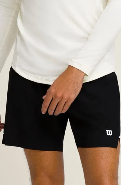 Wilson Tournament V2 7-inch Tennis Shorts In Black