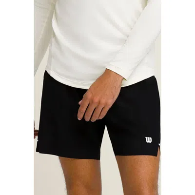 Wilson Tournament V2 Tennis Shorts In Black