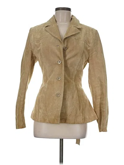 Pre-owned Wilsons Leather Blazer Jacket In Brown