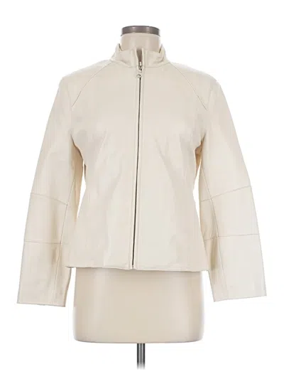 Pre-owned Wilsons Leather Cardigan Sweater In Ivory