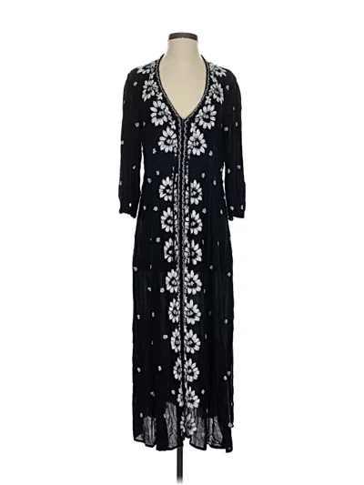 Pre-owned Wilsons Leather Casual Dress In Black