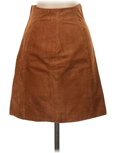 Pre-owned Wilsons Leather Casual Skirt In Brown