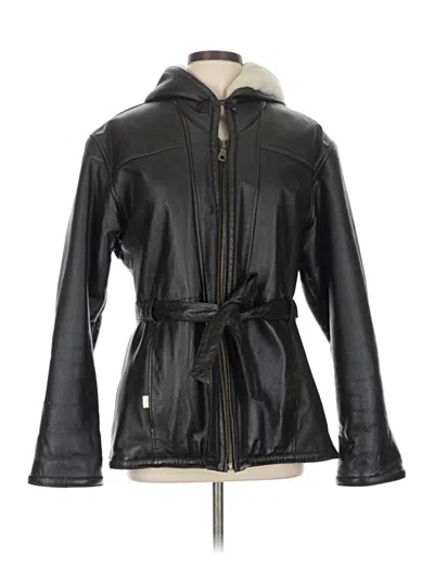 Pre-owned Wilsons Leather Jacket In Black