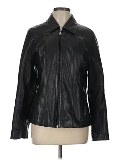 Pre-owned Wilsons Leather Jacket In Black