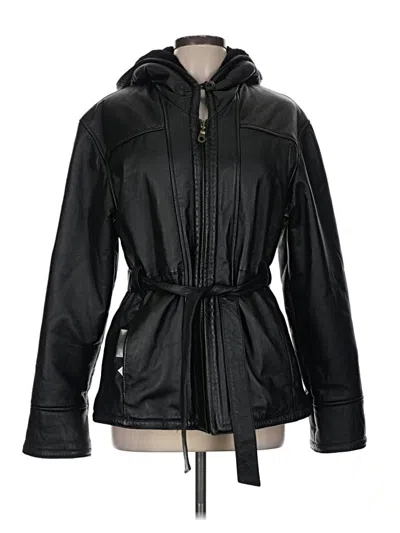 Pre-owned Wilsons Leather Jacket In Black