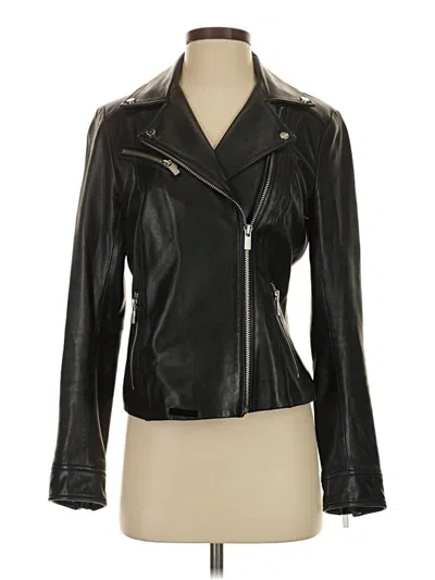 Pre-owned Wilsons Leather Jacket In Black