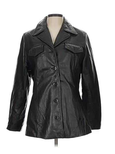 Pre-owned Wilsons Leather Jacket In Black